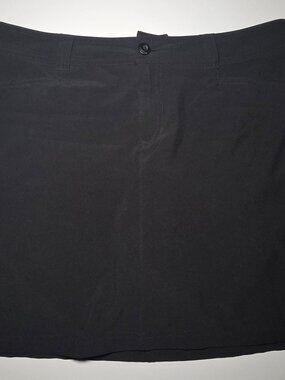 Eddie Bauer Womens Black Skort w/ Built In Shorts Size 8